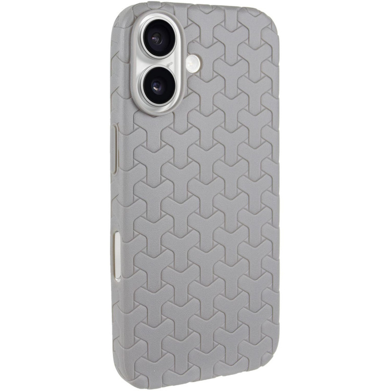 Чехол TPU Weaving для Apple iPhone 16 (6.1") (Grey)