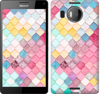 

Чехол Красочная черепица для Microsoft Lumia 950 XL Dual Sim 335481