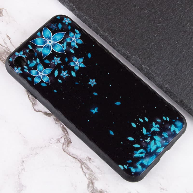 Фото TPU+Glass чохол Diversity на Apple iPhone 7 / 8 / SE (2020) (4.7") (Bloom) в маназині vchehle.ua