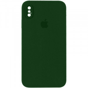 Чохол Silicone Case Square Full Camera Protective (AA) для iPhone XS (5.8")