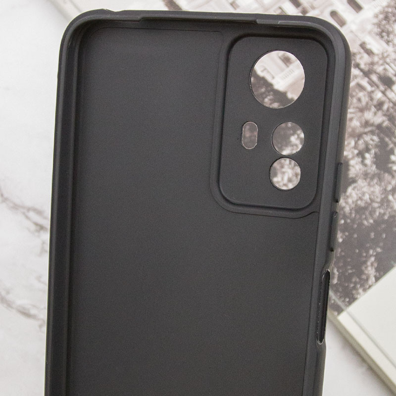 Купити Силіконовий чохол Candy Full Camera на Xiaomi Redmi Note 12S (Чорний / Black) на vchehle.ua