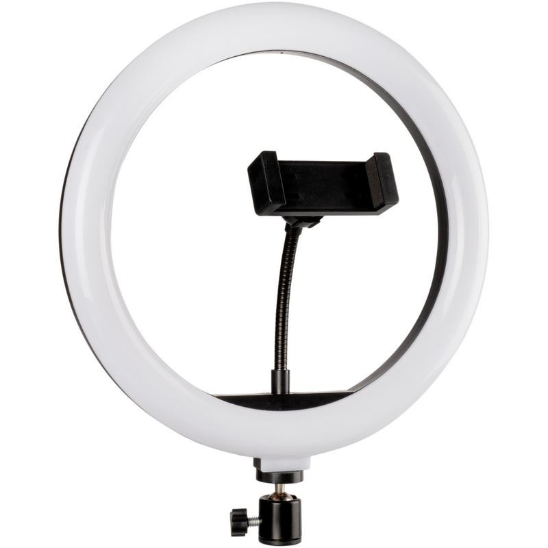 Уценка Кольцевая LED лампа 26 см (Поврежденная упаковка / Черный)