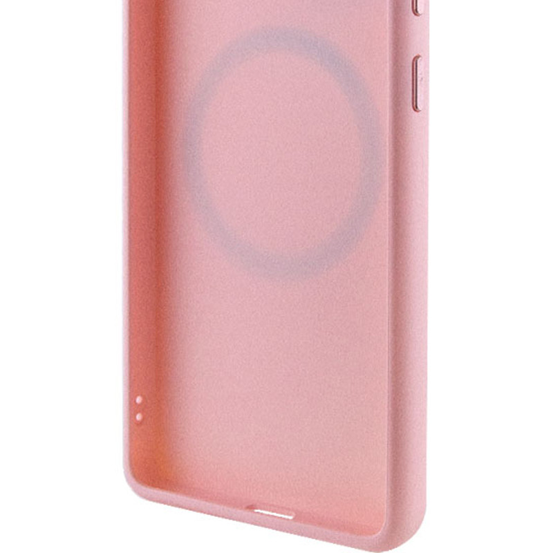 TPU чехол Bonbon Metal Style with Magnetic safe для Samsung Galaxy S21 FE (Розовый / Light Pink) в магазине vchehle.ua