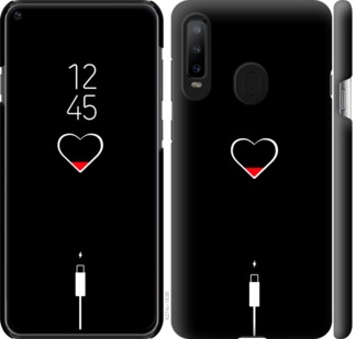 

Чехол Подзарядка сердца для Samsung Galaxy A8S 721066