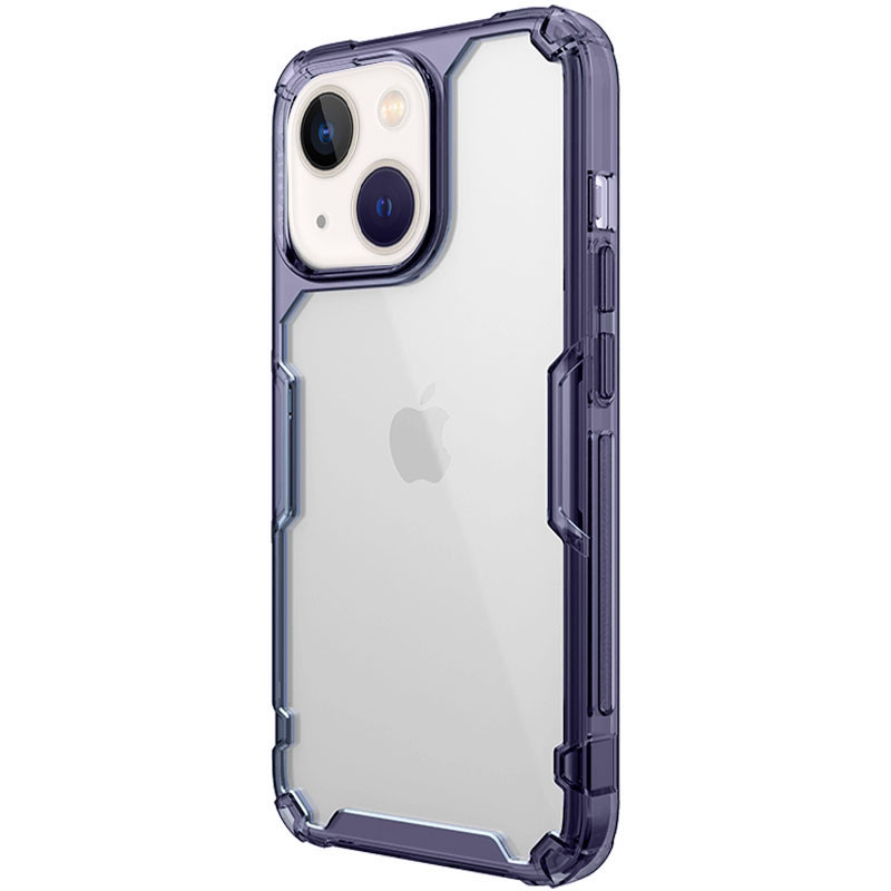 Фото TPU чехол Nillkin Nature Pro Series для Apple iPhone 13 / 14 (6.1") (Темно-фиолетовый (прозрачный)) на vchehle.ua