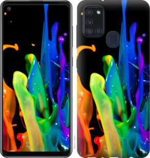 

Чохол бризки фарби на Samsung Galaxy A21s A217F 933938