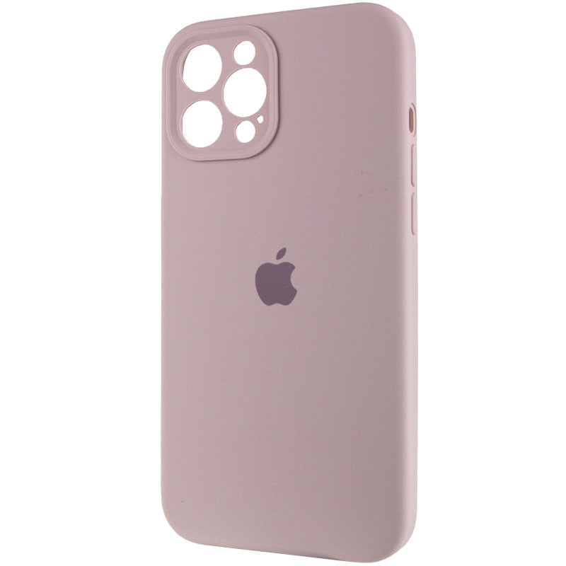 Фото Чехол Silicone Case Full Camera Protective (AA) для Apple iPhone 12 Pro (6.1") (Серый / Lavender) в магазине vchehle.ua