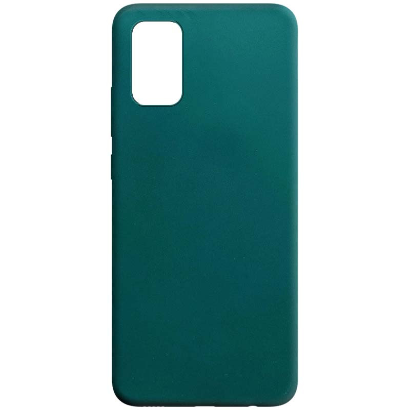 Силиконовый чехол Candy для Samsung Galaxy A02s / M02s (Зеленый / Forest green)