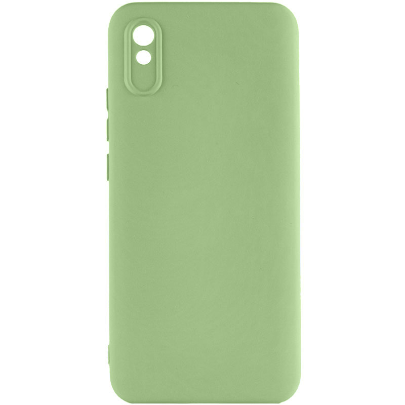 Чохол TPU GETMAN Liquid Silk Full Camera на Xiaomi Redmi 9A (Зелений / Pistachio)