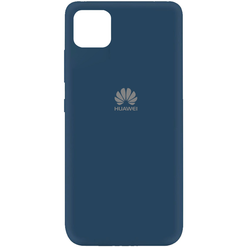 Чехол Silicone Cover My Color Full Protective (A) для Huawei Y5p (Синий / Navy blue)