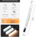 Фото Аккумуляторная LED лампа MZ-L2902 SE 1200mAh (29*27*380mm) с датчиком движения (White) на vchehle.ua