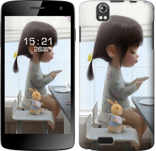 

Чохол Мила дівчинка з зайчиком на Fly IQ4503 636829