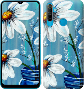 

Чехол Красивые арт-ромашки для Realme C3 934170