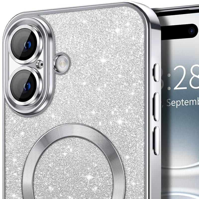 Фото TPU чехол Delight case with Magnetic Safe с защитными линзами на камеру для Apple iPhone 16 (6.1") в магазине vchehle.ua
