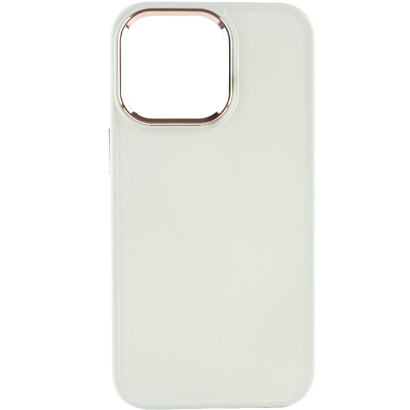 Фото TPU чехол Bonbon Metal Style для Apple iPhone 14 Pro Max (6.7") (Белый / White) на vchehle.ua