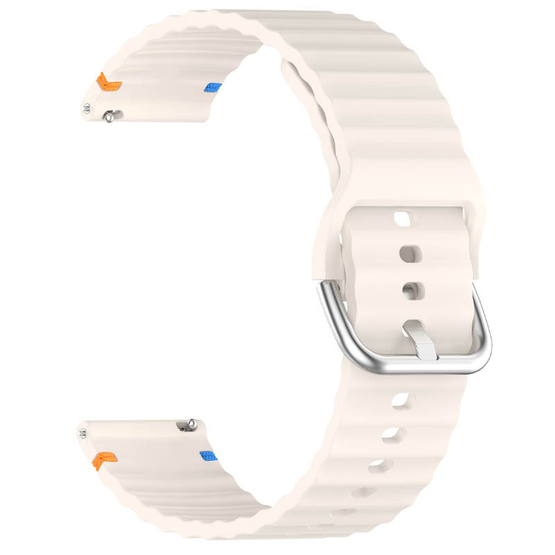 Фото Силиконовый ремешок Wavy для Smart Watch 20mm (Antique White) на vchehle.ua