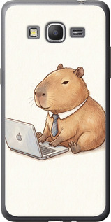 Чехол Funny Capybara CEO Working для Samsung Galaxy J2 Prime