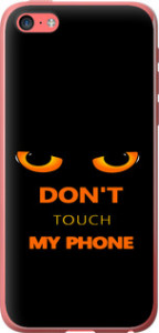 Чехол Don't touch the phone для iPhone 5c