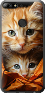 Чехол Котики 2 для Honor 7C pro