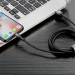 Дата кабель Baseus Cafule Lightning Cable Special Edition 2.4A (1m) (CALKLF) (CALKLF-G) (Сірий) в магазині vchehle.ua