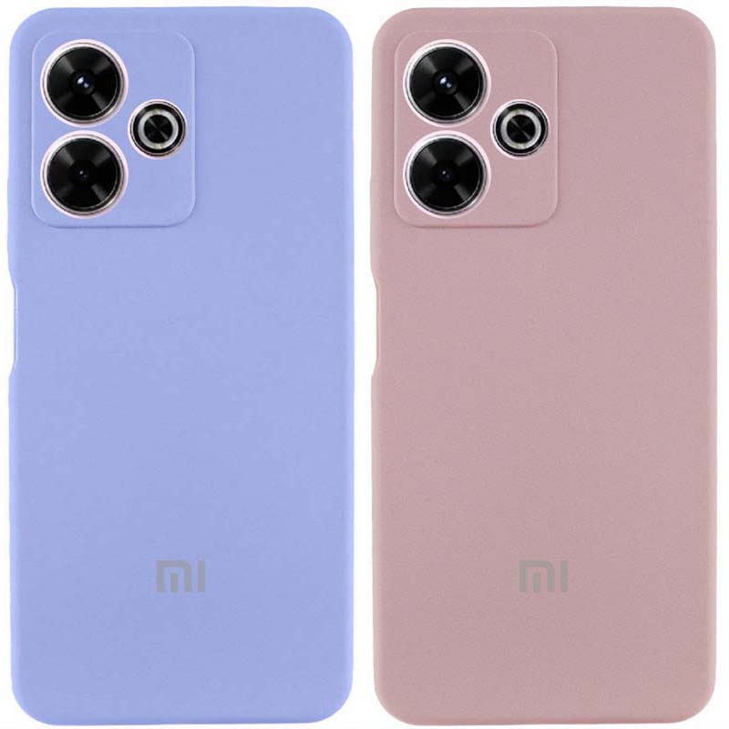 Чохол Silicone Cover Lakshmi Full Camera (AAA) with Logo на Xiaomi Redmi 13 4G / Poco M6 4G