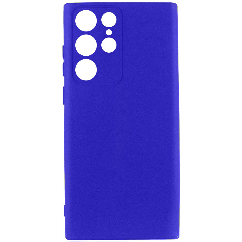 Чехол Silicone Cover Lakshmi Full Camera (AA) для Samsung Galaxy S25 Ultra (Синий / Iris)