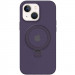 Чехол Silicone Case Full Protective with Ring для Apple iPhone 13 / 14 (6.1") (Purple)