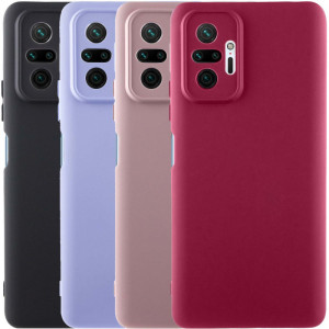 Чехол TPU GETMAN Liquid Silk Full Camera для Xiaomi Redmi Note 10 Pro Max