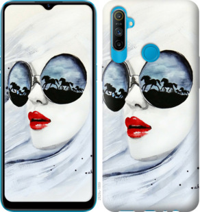 

Чохол Дівчина аквареллю на Realme C3 933361