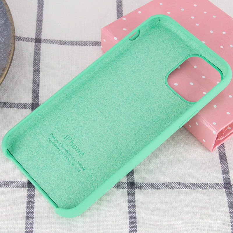 Фото Чехол Silicone Case (AA) для Apple iPhone 11 Pro Max (6.5") (Зеленый / Spearmint) в магазине vchehle.ua