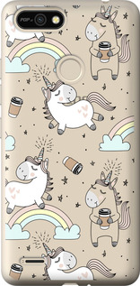 

Чехол Единорог и кофе для Tecno Pop 2F B1F 1607327