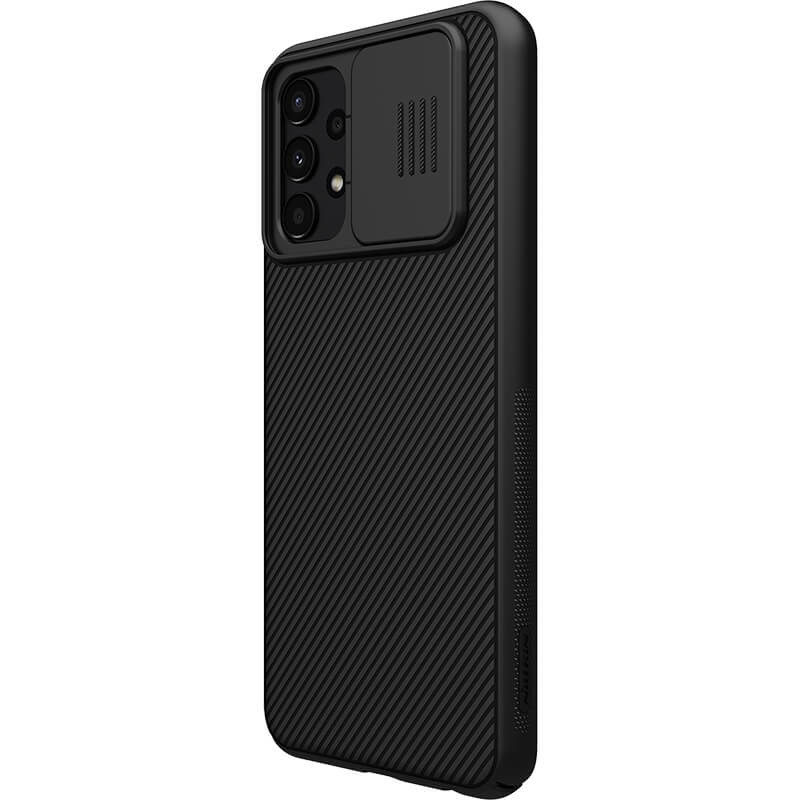 Карбоновая накладка Nillkin Camshield (шторка на камеру) для Samsung Galaxy A13 4G (Черный / Black) в магазине vchehle.ua
