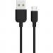 Фото Дата кабель Usams US-SJ098 U-Turn Series USB to MicroUSB (1m) (Чорний) на vchehle.ua