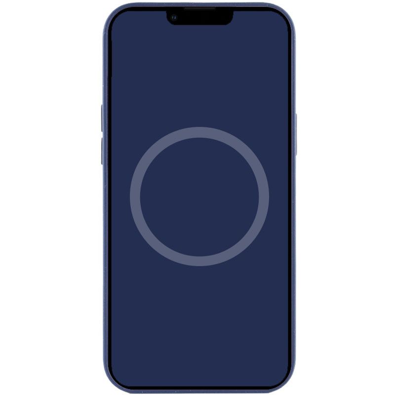 Уценка Чехол Silicone case (AAA) full with Magsafe and Animation для Apple iPhone 12 Pro Max (6.7") (Дефект упаковки / Синий / Navy blue) в магазине vchehle.ua