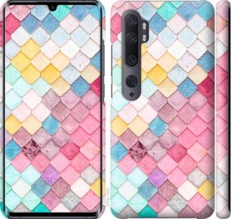 

Чехол Красочная черепица для Xiaomi Mi Note 10 875543