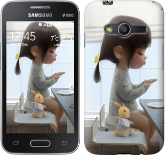 

Чехол Милая девочка с зайчиком для Samsung Galaxy Ace 4 G313 636461