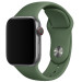 Силиконовый ремешок для Apple watch 38mm/40mm/41mm (Зеленый / Army green)
