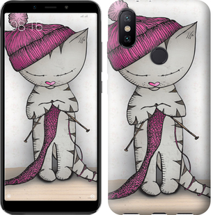 

Чехол Кошка рукодельница для Xiaomi Mi A2 640069