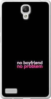 

Чехол no boyfriend no problem для Xiaomi Redmi Note 1635339