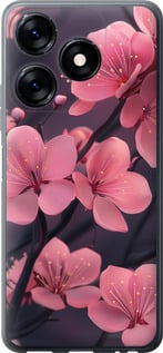 Чехол Пурпурная сакура для Tecno Spark 10C