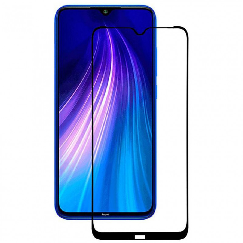 

Защитное стекло 3D 9H (full glue) (тех.пак) для Xiaomi Redmi Note 8 (Черный) 859341