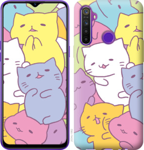 

Чехол Котики для Realme 5 922108