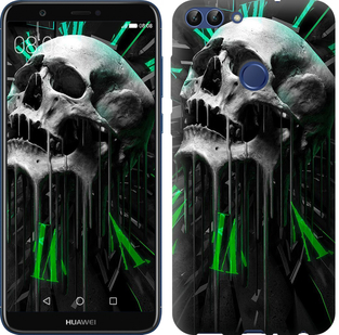 

Чохол Череп-годинник на Huawei Honor 9 Lite 658652