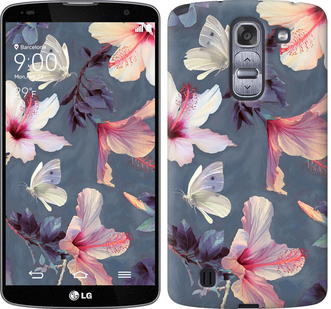

Чохол Намальовані квіти на LG G Pro 2 D838 596259
