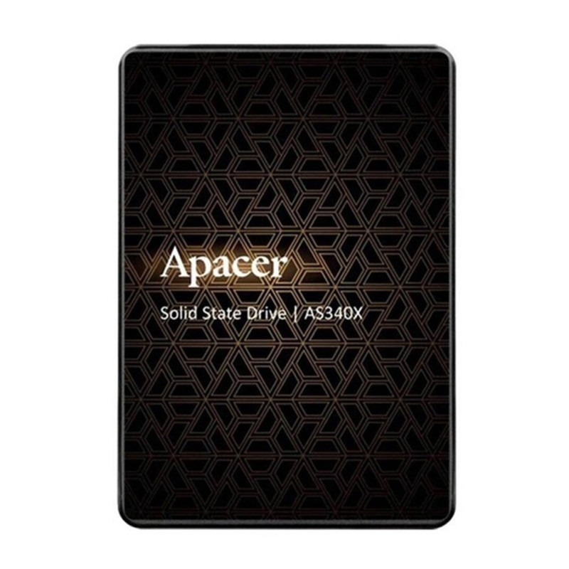 SSD диск Apacer AS340X 480GB 2.5" 7mm SATAIII 3D NAND Read/Write: 550/520 MB/sec (Black)