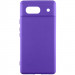 Чехол Silicone Cover Lakshmi Full Camera (AAA) для Google Pixel 7a (Фиолетовый / Amethyst)