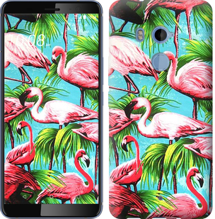 

Чехол Tropical background для HTC U11 Plus 639987