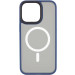 TPU+PC чохол Metal Buttons with Magnetic Safe на Apple iPhone 12 Pro / 12 (6.1") (Синій)