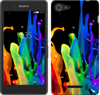

Чехол брызги краски для Sony Xperia E3 D2202 381387