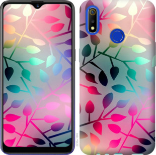 Чехол Листья для Realme 3